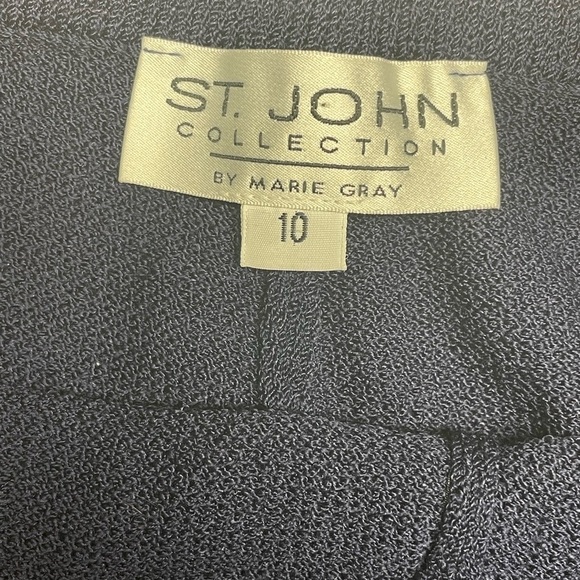 ST. JOHN Collection Navy Pants Size 10 - Picture 9 of 10